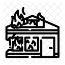 House Fire Wildfire Icon