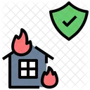 House Fire Accident Security Icon