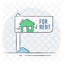 House For Rent Rental Home Flexible Leasing Options Icon