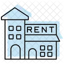 House For Rent Color Shadow Thinline Icon Icon