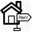 House For Rent Renter Home Rent Symbol Icon