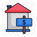 House For Sale Filled Line Icon
