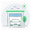 House Garage Convenient Spaces Secure Parking アイコン