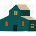 House Green Wall House Home Icon