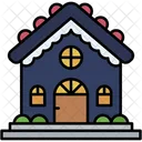 House Gingerbread House Christmas Icon