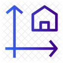 House Size Construction Icon