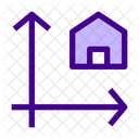 House Size Construction Icon