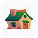 Fairy Tale House Illustration Icon