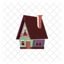 House Wooden Gabled Icon