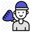 House Keeper Maid Cleaner Icon