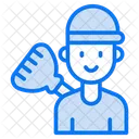 House Keeper Maid Cleaner 아이콘