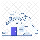 House Key Dream Home Homeownership Aspirations Icon