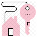 House Key Chain Icon