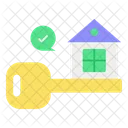 House Key Home Key Property Icon