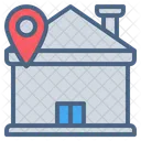 House Pin Location Icon