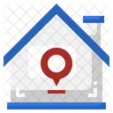 House Location Pin Location Icon
