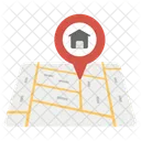 Home Location Home Address House Icon