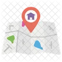 Home Location Home Address House Icon
