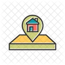 House location pin  Icon
