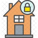 House Lock Home Security House Icon
