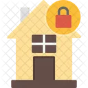 House Lock Home Security House Icon