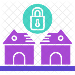 House Lock  Icon