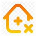 House Medical Xmark Icon