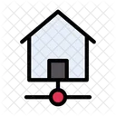 House Network Connection Icon