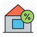 House Percentage Persent Icon