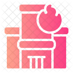 House on fire  Icon