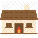 House On Fire Building Fire Icon