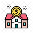 Rental House Building Icon