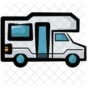House On Wheels Travel Camping Icon