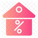 House Percentage Property Sale House Icon