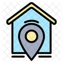 House Pin Home Location Maps Icon