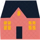 House Pink Wall House Home Icon