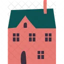 House Pink Wall House Home Icon