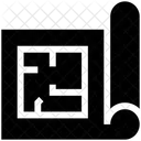 House Plan Apartment Architecture Icon