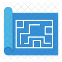 Blueprint Architecture Construction Icon