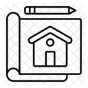 Blueprint Architecture Construction Icon