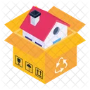 Home Recycling House Recycling Home Reuse Symbol