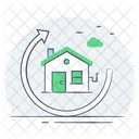 House Refinancing Mortgage Optimization Interest Rates 아이콘