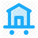 Relocation Moving Delivery Truck Icon