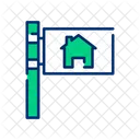House Rental Rent For Home Rent Signboard Icon