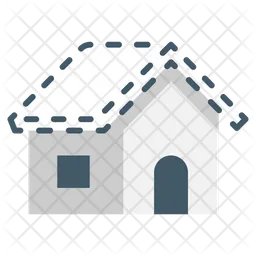 House roof renovation  Icon