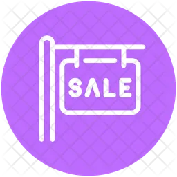 House sale sign  Icon