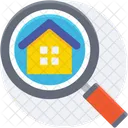 House Search Magnifying Icon