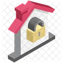 Locked House House Security House Insurance Icon
