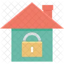 Locked House House Security House Insurance Icon