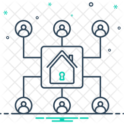 House sharing Icon